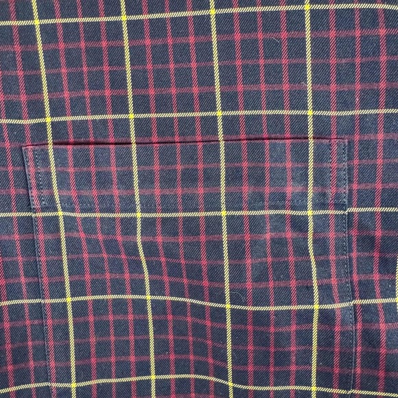 Brooks Brothers Shirt Mens Large Plaid Traditional Fit Non Iron Dress Button - Picture 5 of 13